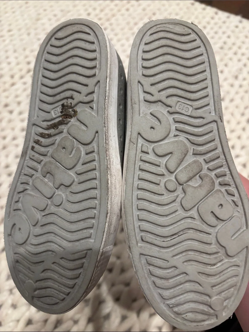 Native Metallic Silver Jefferson Slip-On Sneakers